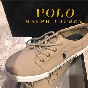 Polo Ralph Lauren Khaki Hugo II Sneakers
